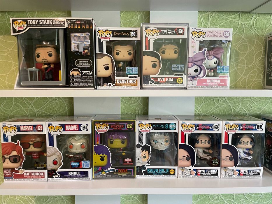 Funko Pop Denethor Eddie Kuromi Iron Man Uryu Ishida Kaiju No. 8 Eve Kim Knull Фанко поп