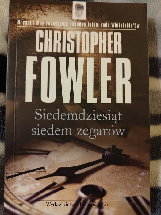 Książka "Siedemdziesiąt siedem zegarów", thriller.Nowa.
