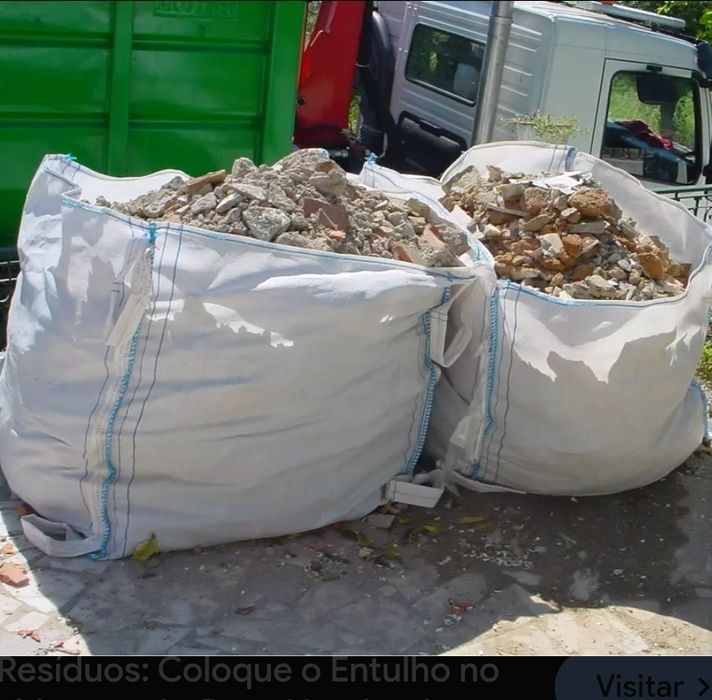 Entulho limpeza terrenos