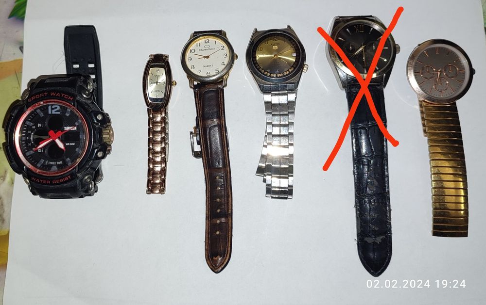 Часы. Одним лотом. Omax, Витязь, xiaomi, kidsGo, Seiko,