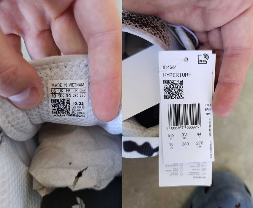 Кросівки Adidas Hyperturf ID4961 Оригінал