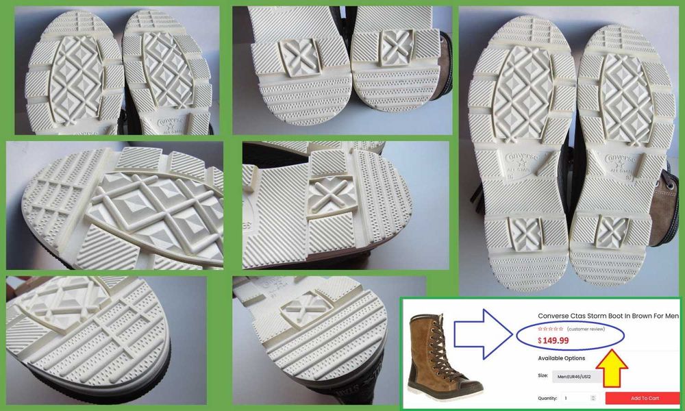 Хайкинговые хайтопы, кеды Converse CT AS Storm Boot X HI р 42 (27.5см)
