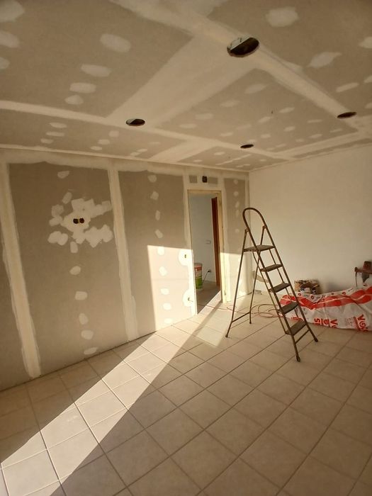 Tetos, paredes pladur. Pintura geral.