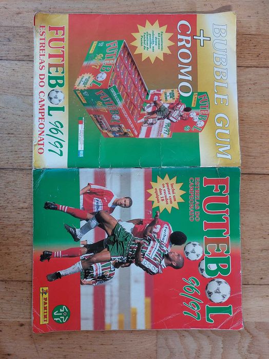 Caderneta de cromos "Futebol 96-97" - Completa