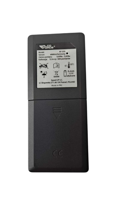 Alkomat AlcoForce AF-350 gwar.