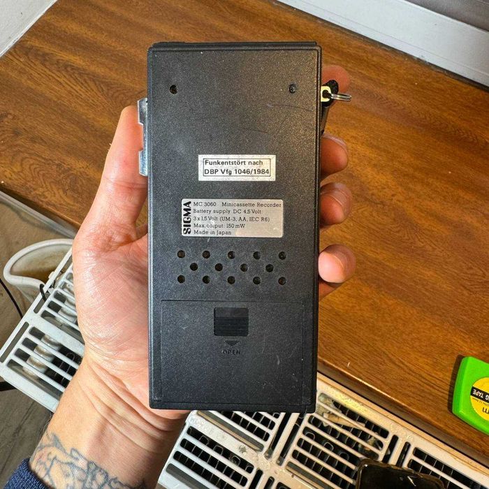 Retro Dyktafon Kasetowy Sigma MC 3060 Stan