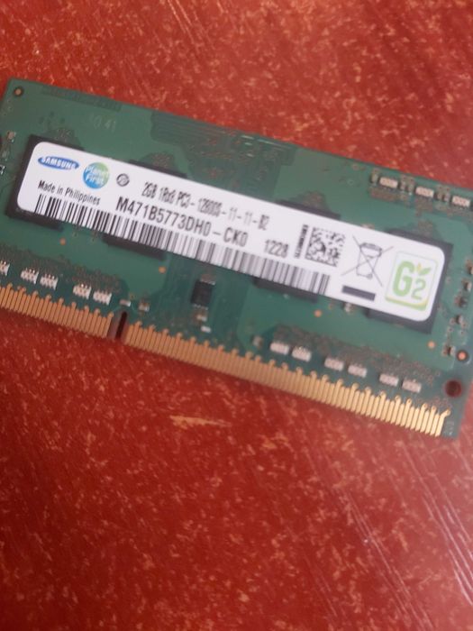Планка пам'яті Samsung SODIMM DDR3 2Gb