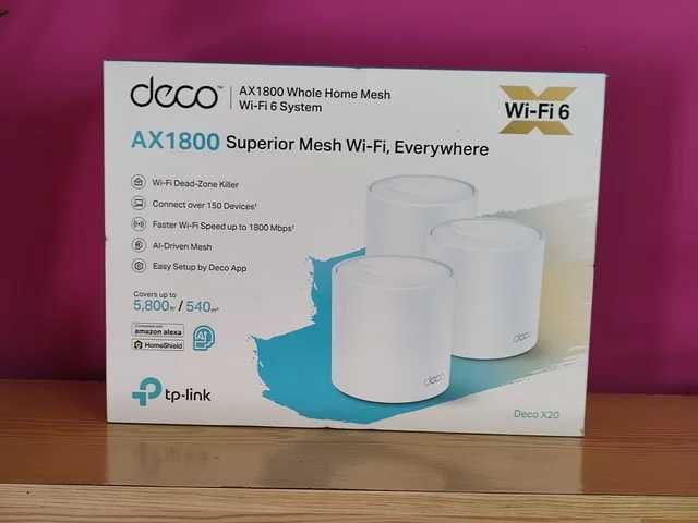 Kit 3x Deco X20 Tp-Link repetidor Wi-Fi 6