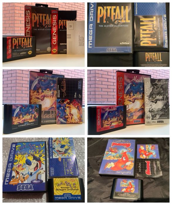 Картриджи Sega ( Сега ) Mega Drive 16-Bit Лицензия