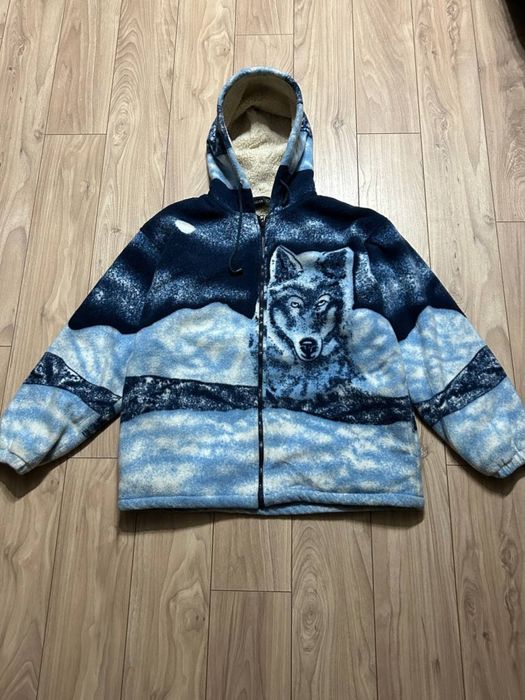 Polar Fleece Vintage Wolf bluza polarowa zip polarowy L
L·Dobry·Vintag