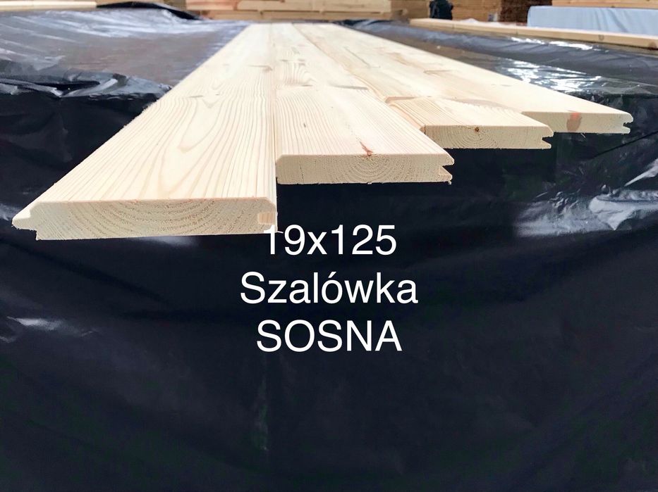 Szalówka sosnowa, Deska elewacyjna, Podbitka 19x125