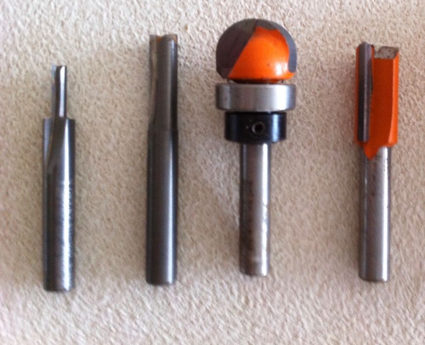 fresas novas sem caixa aste de 6mm.