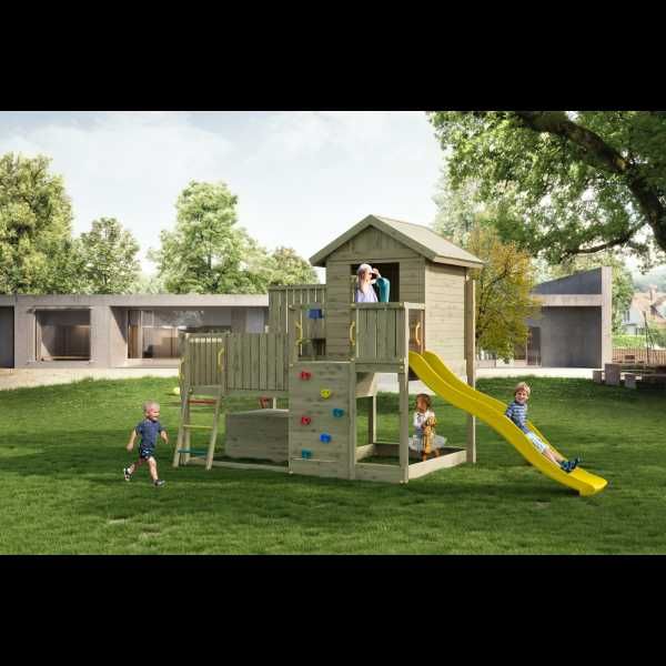 Plac zabaw, Nowoczesny domek dla dzieci, Stolik, Dostawa gratis