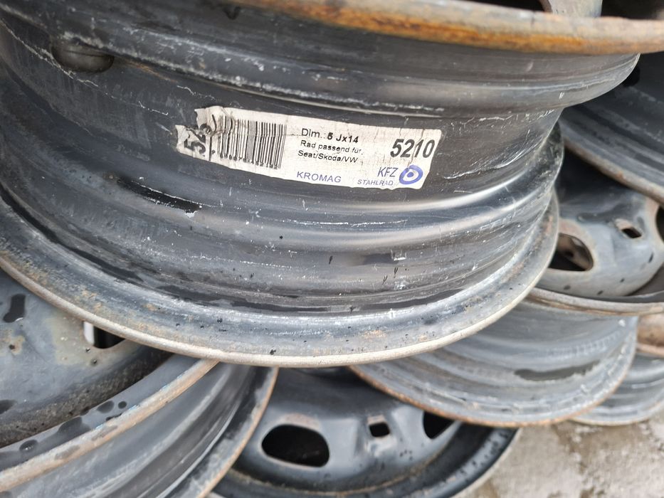 Диски металеві Шкода Фабія 5/100 R14 5J ET37-5/100 14 6J ET38.