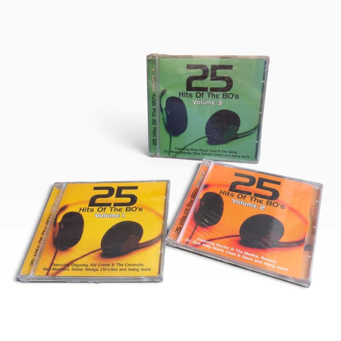 Coleção Lacrada 25 Hits dos Anos 80 — Volumes 1, 2 e 3