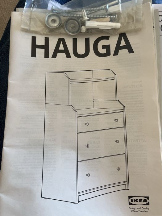 Comoda combinda HAUGA IKEA