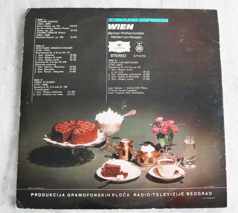 Винил пластинка KARAJAN Express Mozart двойник