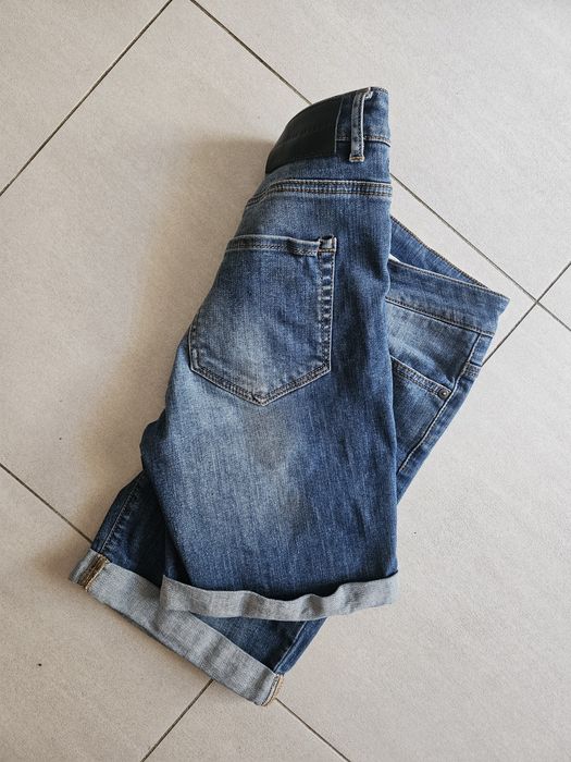 Spodenki damskie jeansowe r M 38 jeans z elastyna stan bdb