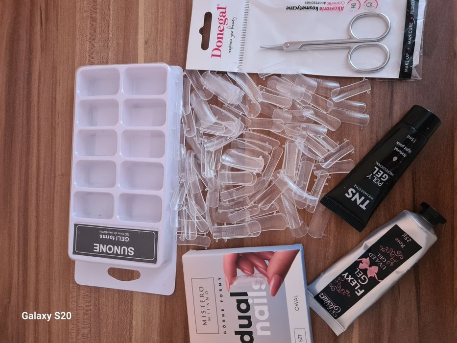 Akcesoria do robienia paznokci gel dual formy nożyczki do skórek
