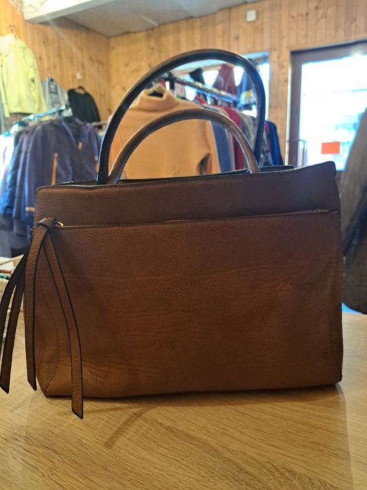 Torebka do ręki brązowa