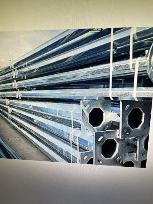 Опори оцинковані вуличні 4,6,5,7,8,10,12 метрові