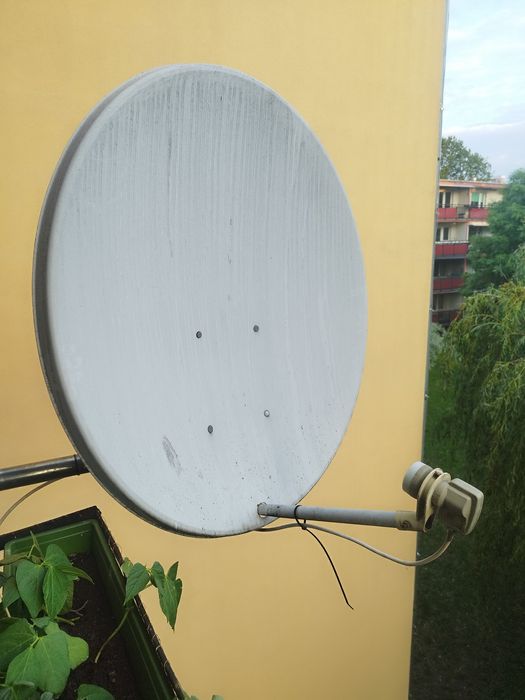 Cały zestaw do odbioru Antena satelitarna duża 80cm