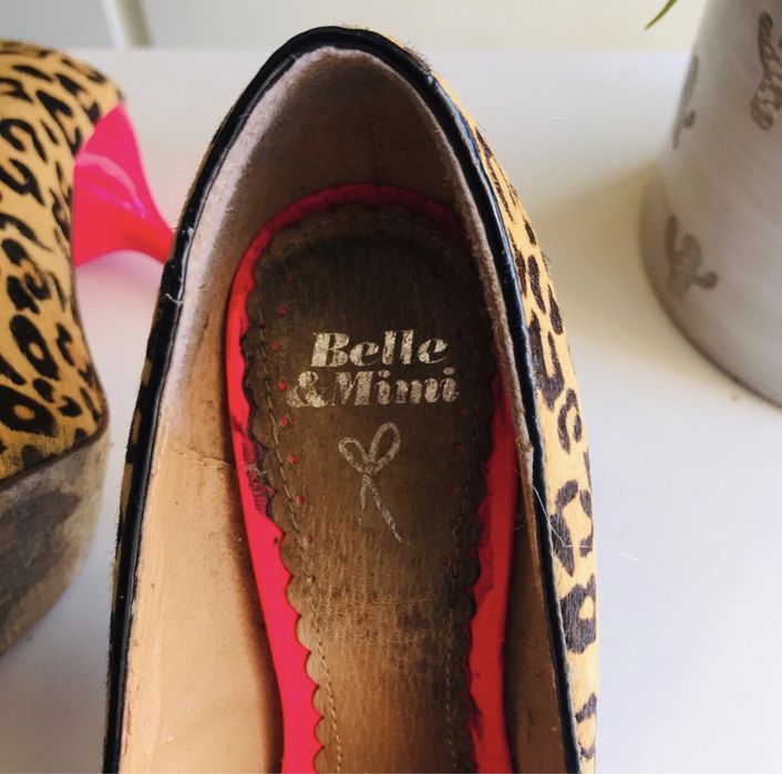 Sapatos tigresse com salto rosa | Belle & Mimi shoes | 37