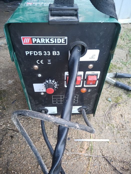 Maquina soldar Parkside com 2 bobines fio