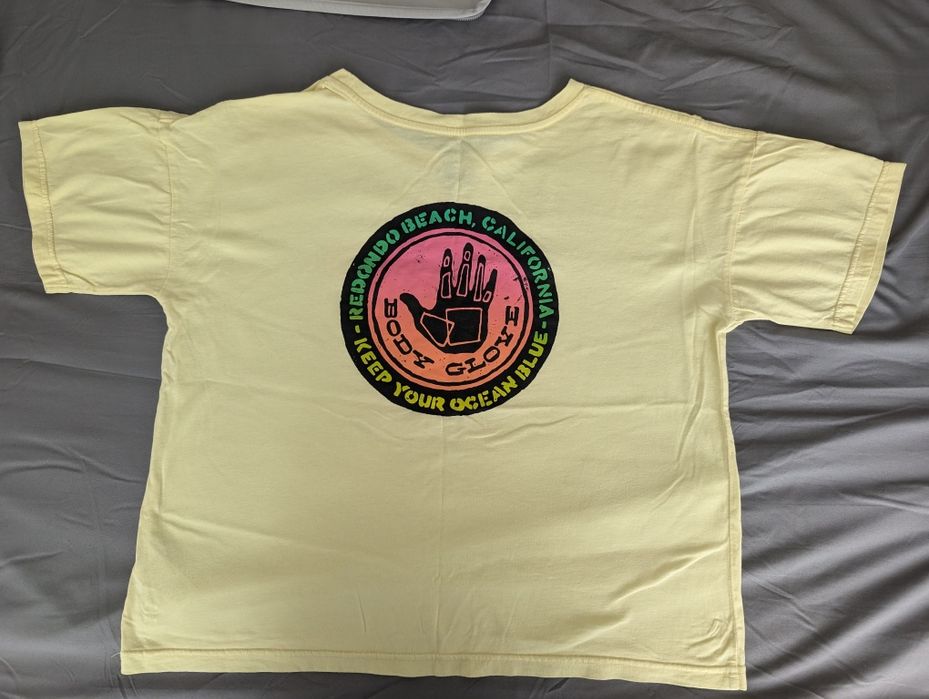 T-shirt Body Glove amarela