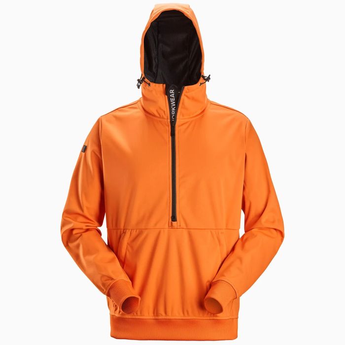 Bluza z kapturem, chroniąca przed wiatrem - krótki suwak Snickers Workwear 8400, rozmiar M