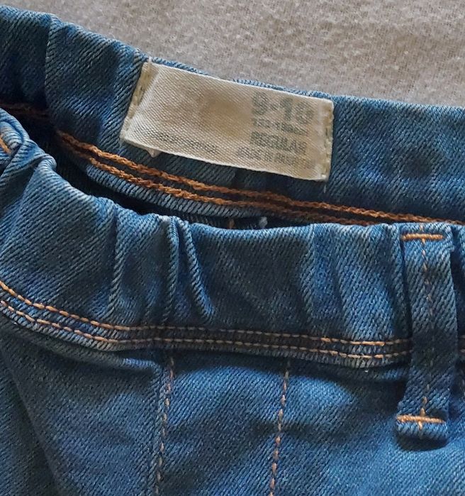 Calças Skinny Fit Azuis, 9-10A