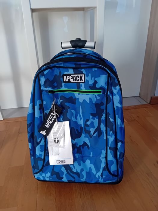 Plecak tornister na kółkach APPACK nieużywany