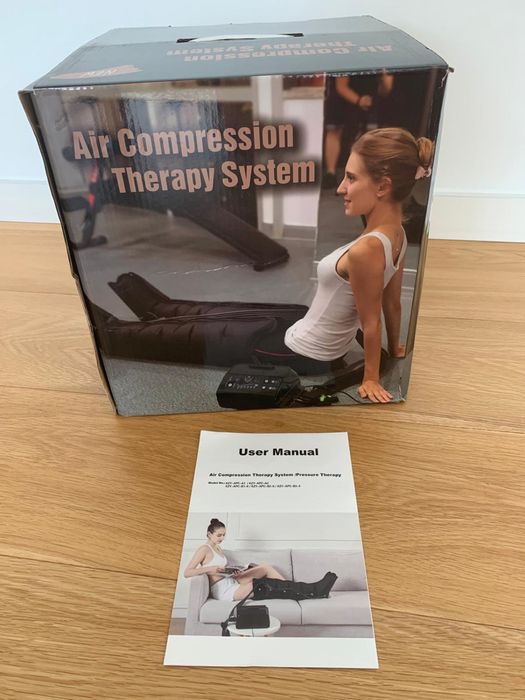 Máquina de pressoterapia nova a estrear  na caixa