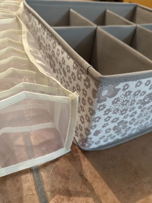 Organizadores de roupa interior e sapatos