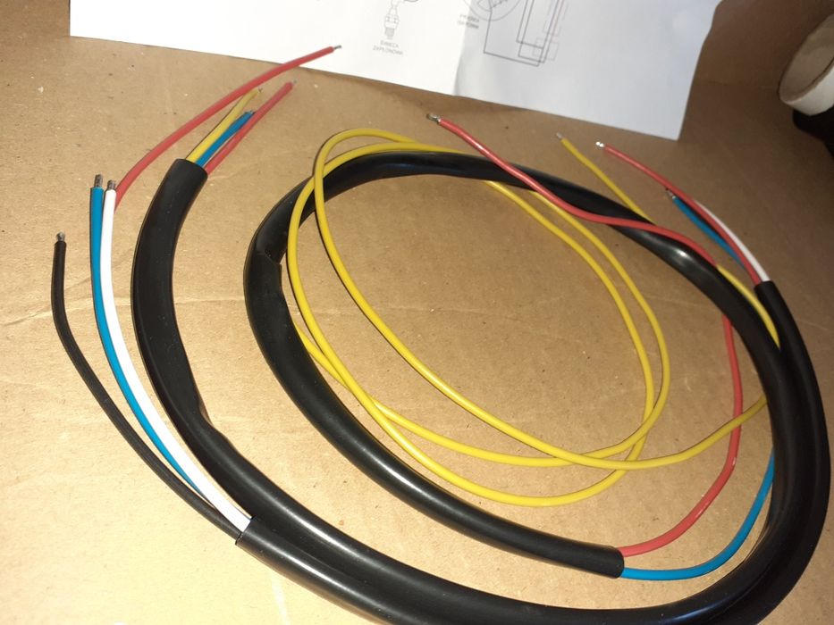 Nowa instalacja elektryczna Romet komar+ schemat montażu