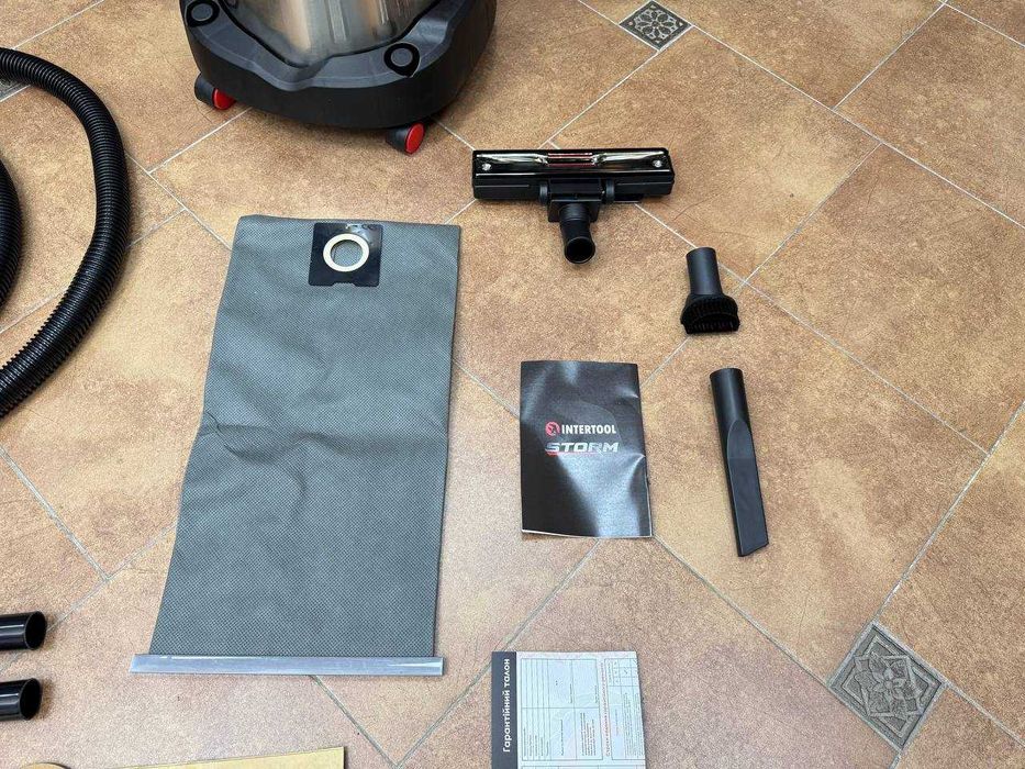 Пилосос STORM бак 30 л., З нержавійки, Синхронний старт Гарантія 12міс