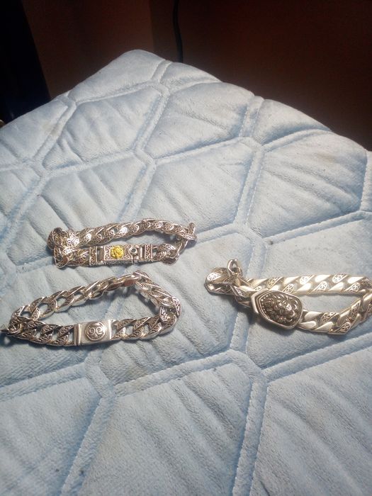 Sprzedam 3 sztuki meski nowe bransolety na nadgarstek rozmiar 22