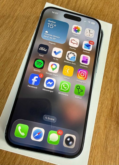 iPhone 15 - 128GB niebieski