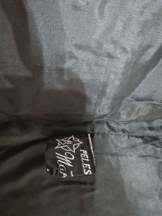 Gola para casaco em pele de coelho Vintage antigo e raro