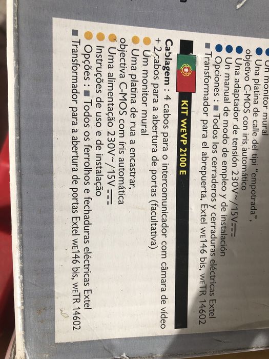 Videoporteiro em bom estado