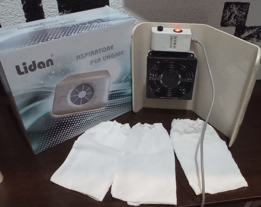 Aspirador & Catalizador UV unhas de gel + Panela Cera