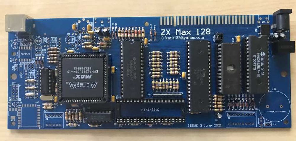 Płytka PCB ZX Max 128, rev.3