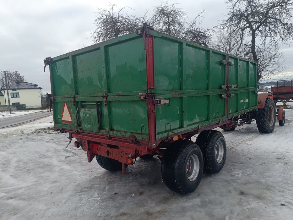 Przyczepa wywrotka jednoosiowa i Tandem, wysokie składowanie