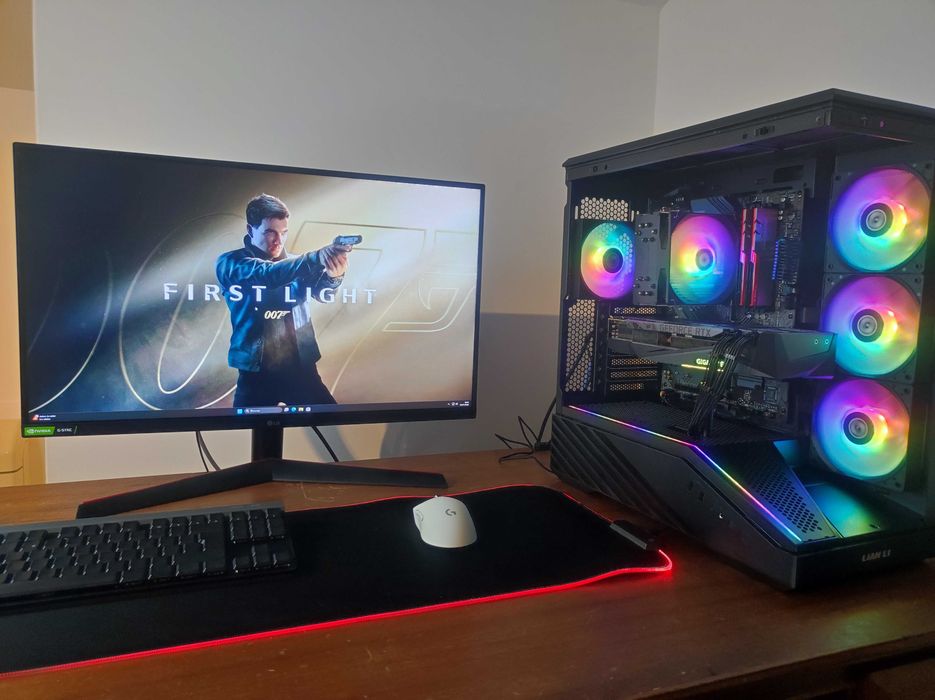 PC Gaming Ryzen 5500X3D • RTX 3080 • 16GB 3600MHz • 1TB SSD • ARGB • Lian Li