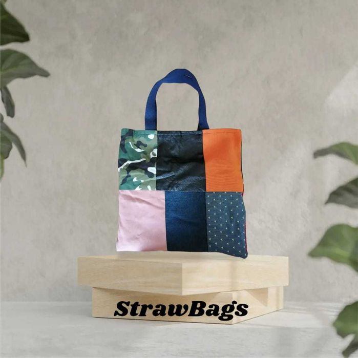 Saco de Tecido Multicolor