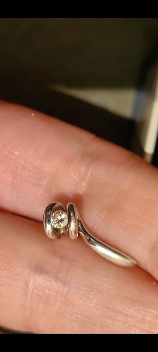 Сергьи белое золото с бриллиантами 585 пр.