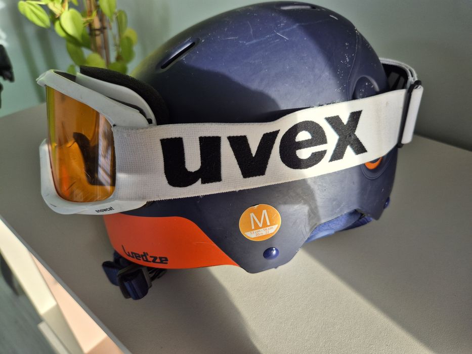 Kask narciarski wedze z googlami