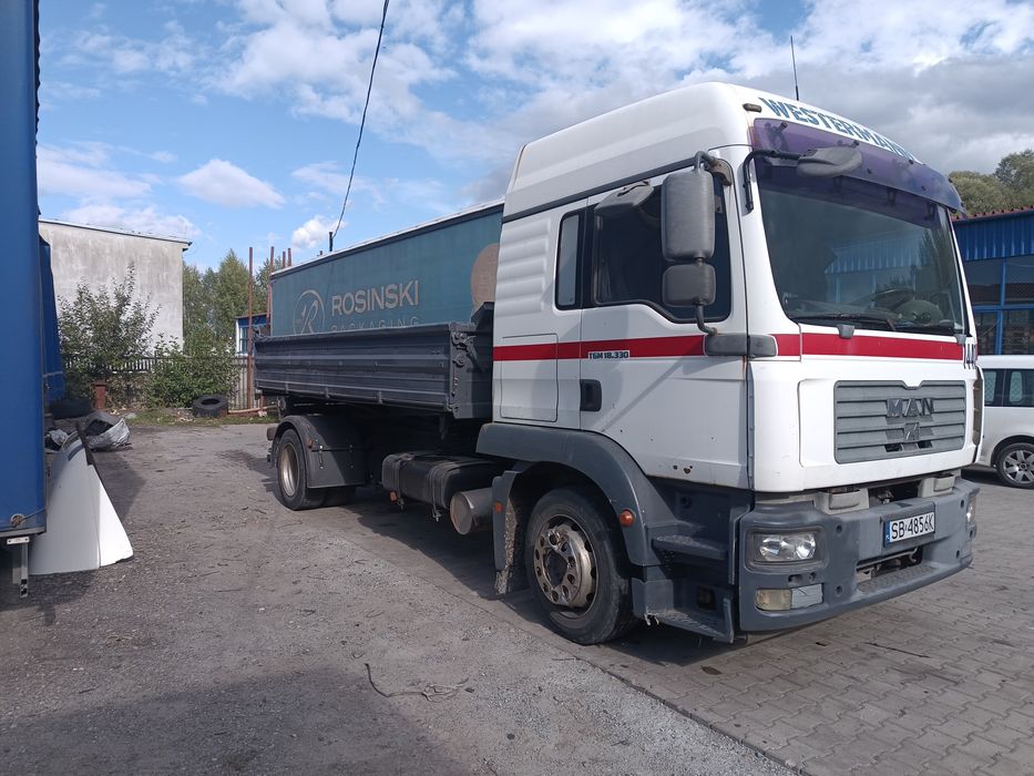 Man TGM 18.330  3 stronny kiper Meller