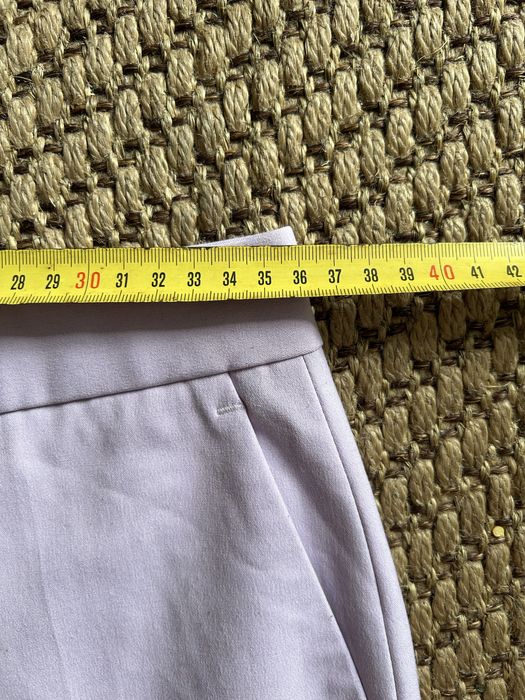 Cygaretki Zara Chinosy Liliowe Rozmiar S