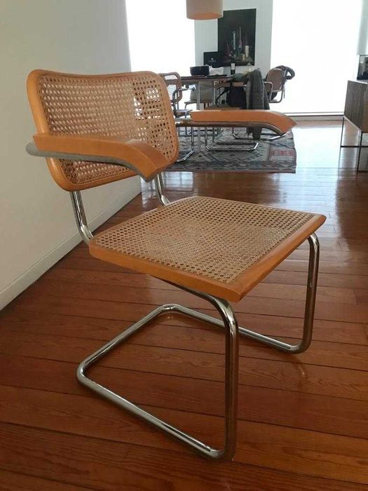 6 belíssimas cadeiras, como novas, originais Marcel Breuer